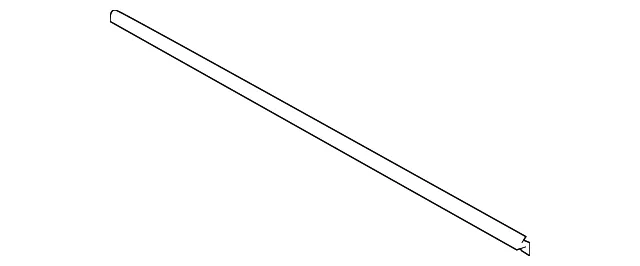 Weatherstrip R Inn - Passenger Side (RH) - Mazda (C235-58-821A)