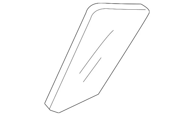 Vent Glass - Passenger Side (RH) - Mazda (C235-72-661)