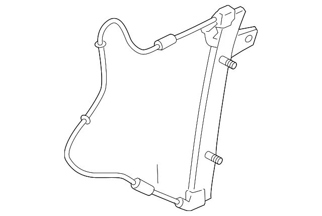 Window Regulator - Driver's Side (LH) - Mazda (C235-73-590B)