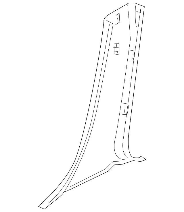 TRIM R  B PILLAR LOWER - MAZDA (C23568220C02)