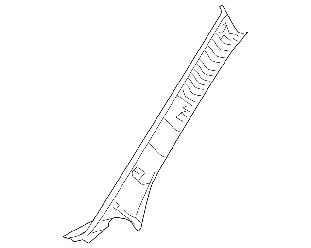 Trim R A Pillar - MAZDA (C23668160H75)
