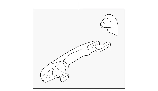 Handle, Outside - Passenger Side (RH) - Mazda (C243-72-410K-13)