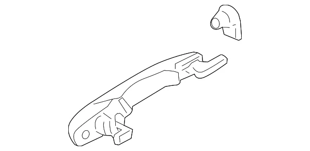Handle, Outside - Passenger Side (RH) - Mazda (C243-72-410K-95)