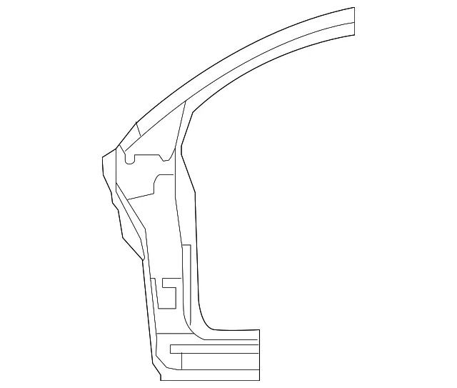 Hinge Pillar - Driver's Side (LH) - Mazda (C2Y5-71-221G)