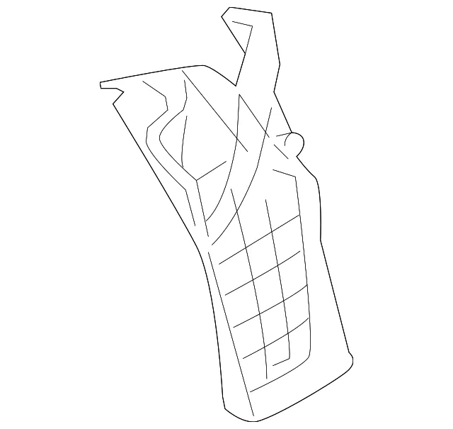 Splash Shield - Passenger Side (RH) - Mazda (C513-50-341A)