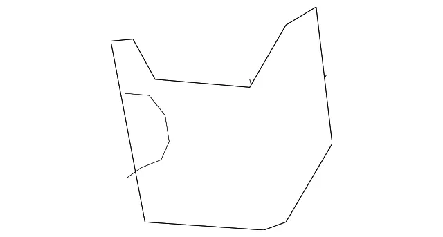 Pillar Reinforced Bracket - Passenger Side (RH) - Mazda (C513-70-140)