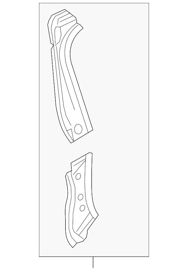 Rear Pillar - Passenger Side (RH) - Mazda (C513-70-44X)
