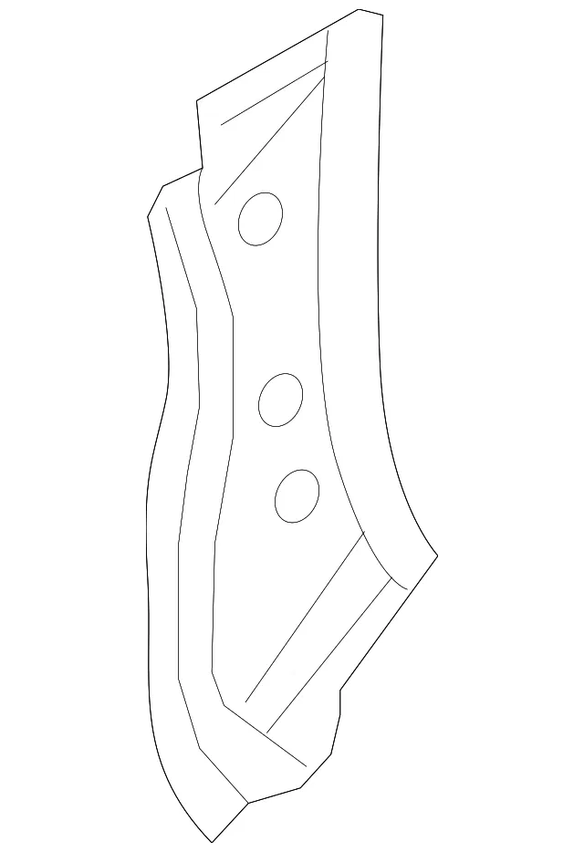 Lower Pillar - Driver's Side (LH) - Mazda (C513-71-481)