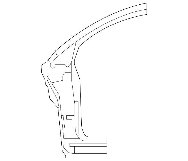 Hinge Pillar - Passenger Side (RH) - Mazda (C5Y3-70-221C)