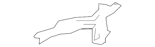 Hinge - Driver's Side (LH) - Mazda (CC29-52-420D)