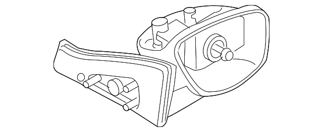Mirror Base - Passenger Side (RH) - Mazda (CC29-69-121B)