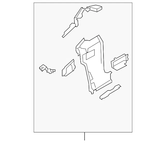 Inner Hinge Pillar - Passenger Side (RH) - Mazda (CC29-70-230C)