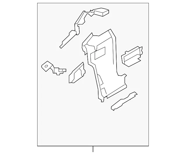 Inner Hinge Pillar - Driver's Side (LH) - Mazda (CC29-71-230F)