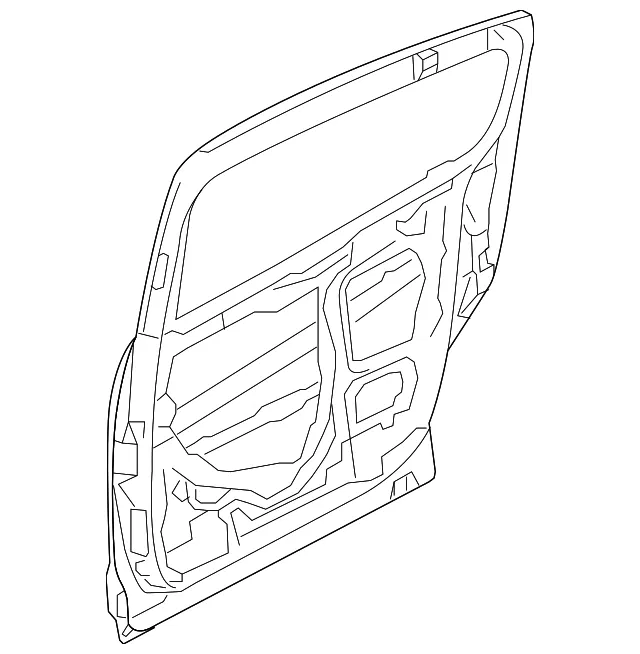 Door Shell - Passenger Side (RH) - Mazda (CCY3-72-02XG)