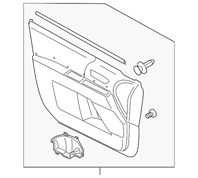Trim R Door - MAZDA (CE4968420B02)