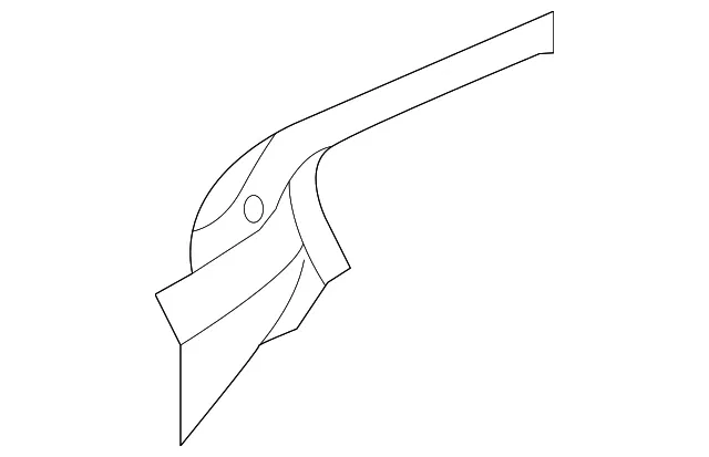 Rear Molding - Passenger Side (RH) - Mazda (CG15-51-PB1A)
