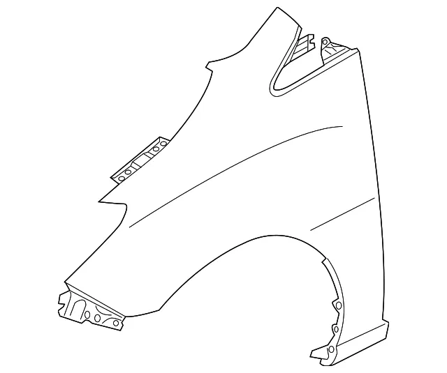 Fender - Passenger Side (RH) - Mazda (CG37-52-111)