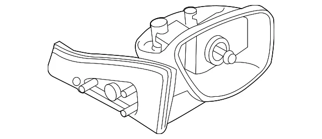 Mirror Base - Passenger Side (RH) - Mazda (CG37-69-121)