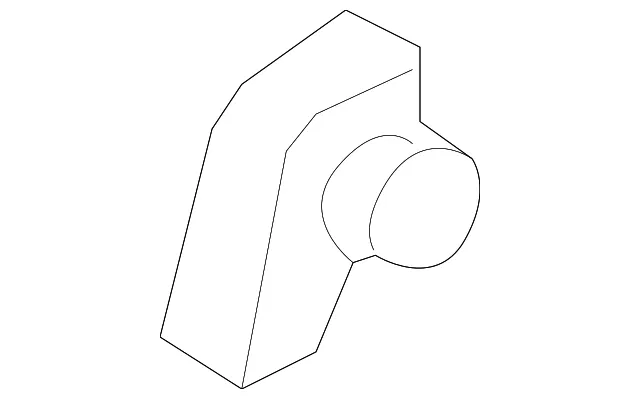 Holder L Hinge Trim - Driver's Side (LH) - Mazda (D101-68-875-02)