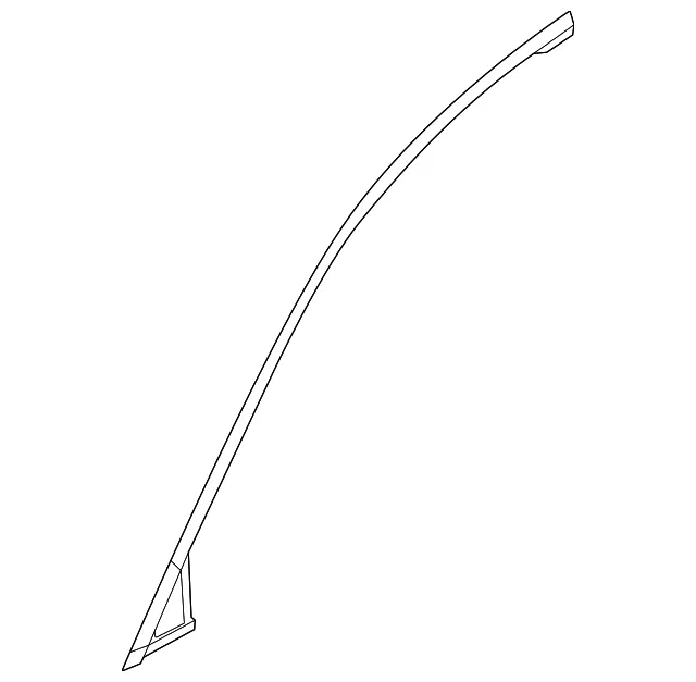 Window Molding - Driver's Side (LH) - Mazda (D10E-50-985A)
