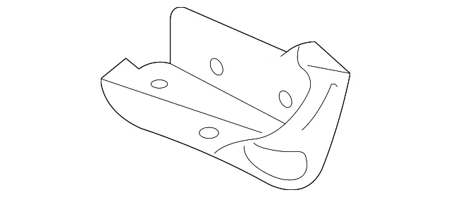 Deflector - Passenger Side (RH) - Mazda (D10E-51-PV1B)