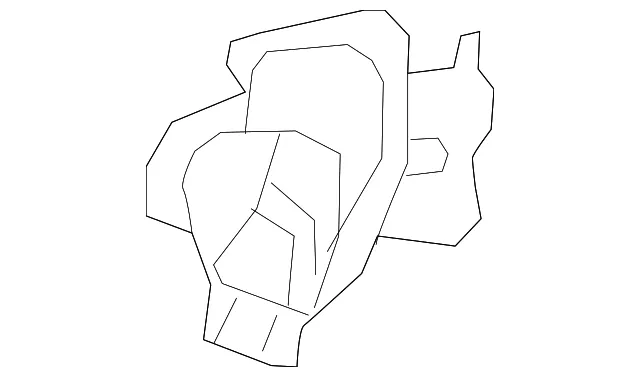 Hinge - Passenger Side (RH) - Mazda (D10J-57-560A-02)