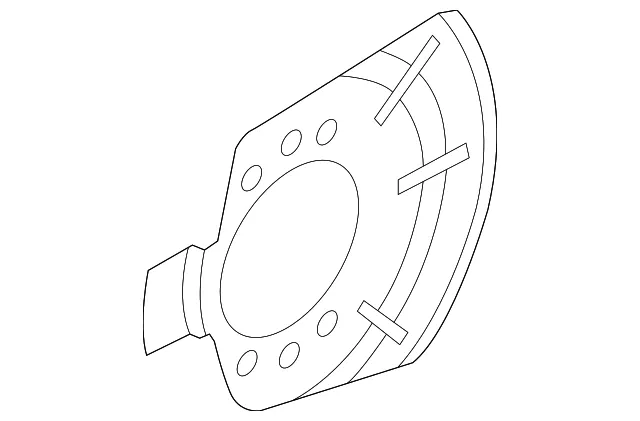 Splash Shield - Driver's Side (LH) - Nissan (D1161-3ANMA)