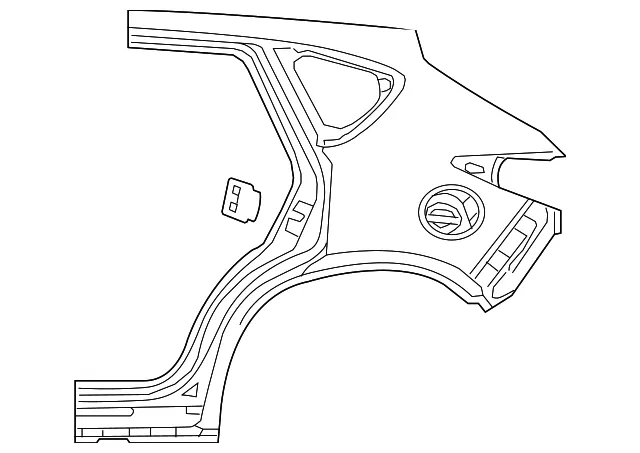 Quarter Panel - Driver's Side (LH) - Mazda (D2YP-71-41X)