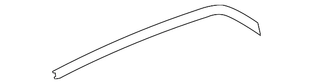 Upper Molding - Driver's Side (LH) - Mazda (D651-50-8W2A)