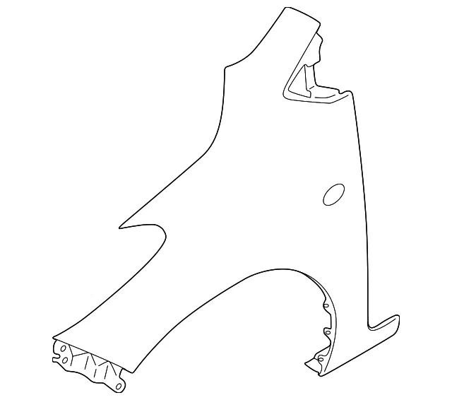Fender - Passenger Side (RH) - Mazda (D651-52-111C)