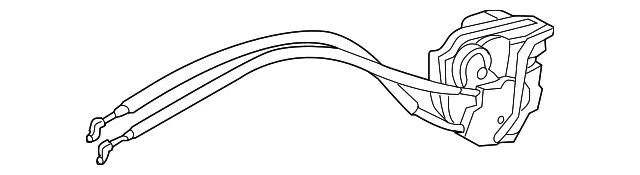 Latch - Passenger Side (RH) - Mazda (D651-58-310C)