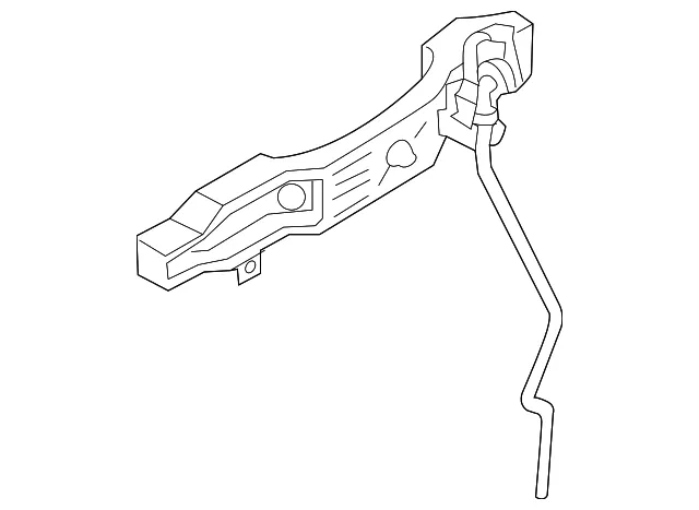 Handle Base - Passenger Side (RH) - Mazda (D651-72-42XF)