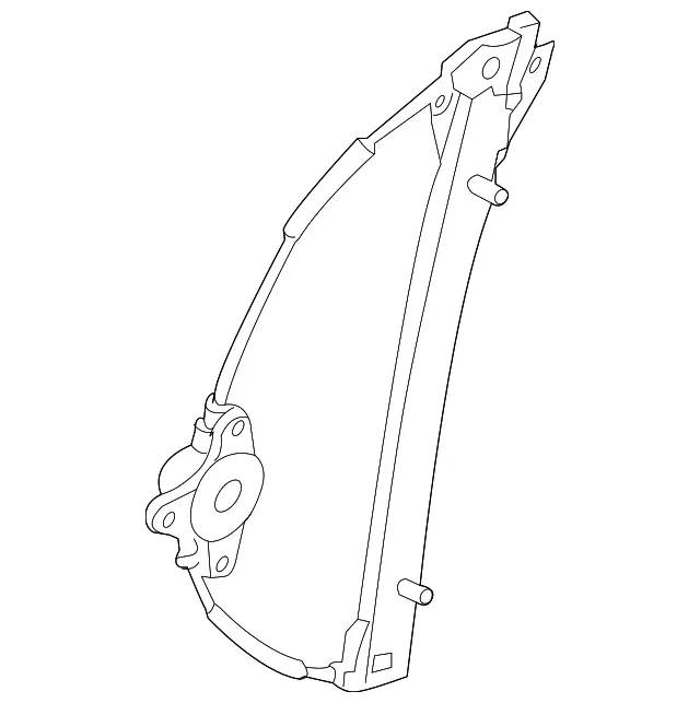 Window Regulator - Driver's Side (LH) - Mazda (D651-73-590A)