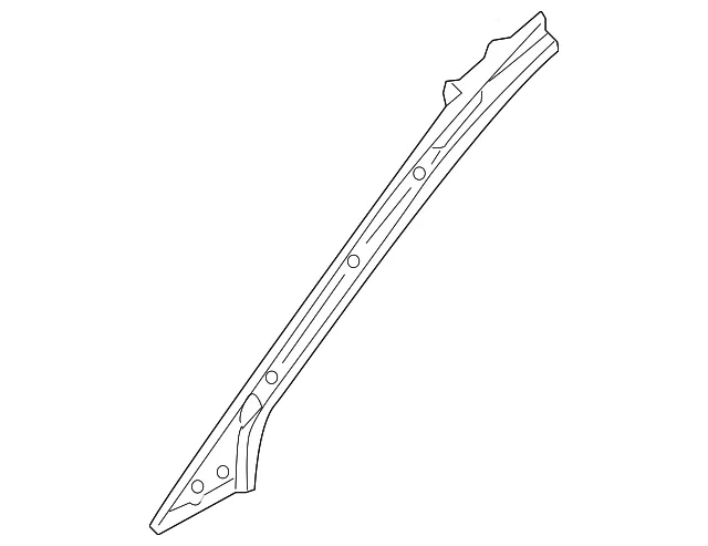 Inner Windshield Pillar - Passenger Side (RH) - Mazda (D6Y1-70-240)