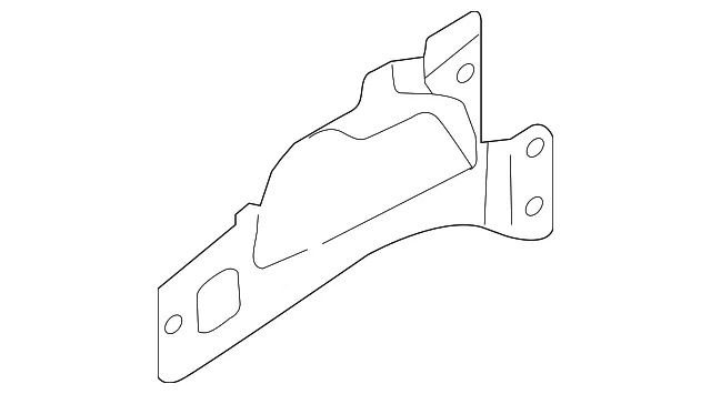 Apron Reinforced - Driver's Side (LH) - Mazda (DF71-54-261A)