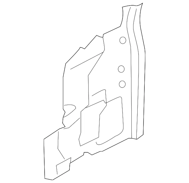Inner Hinge Pillar - Driver's Side (LH) - Mazda (DF71-71-230)