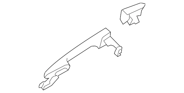 Handle, Outside - Driver's Side (LH) - Mazda (DF74-59-410N-21)