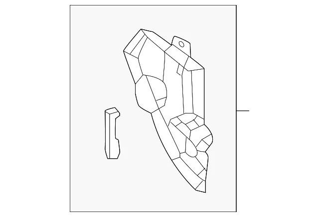 Grille Bracket - Mazda (DGH9-50-1V0)