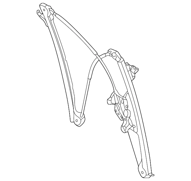 Arm Base(R) Window - Mazda (DGH9-58-590B)