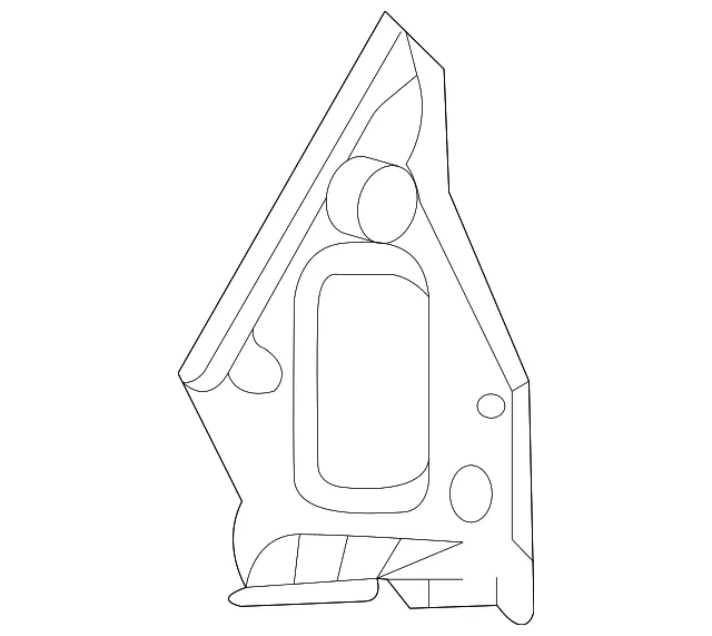 Panel(R) Rear Fender Lower - Mazda (DGH9-70-4A1A)