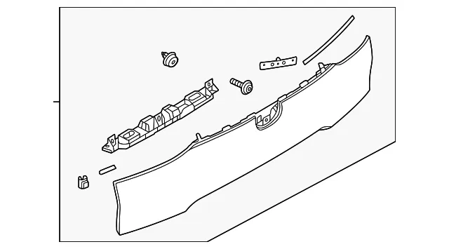 Lower Molding - Mazda (DGJ1-50-850-2V)