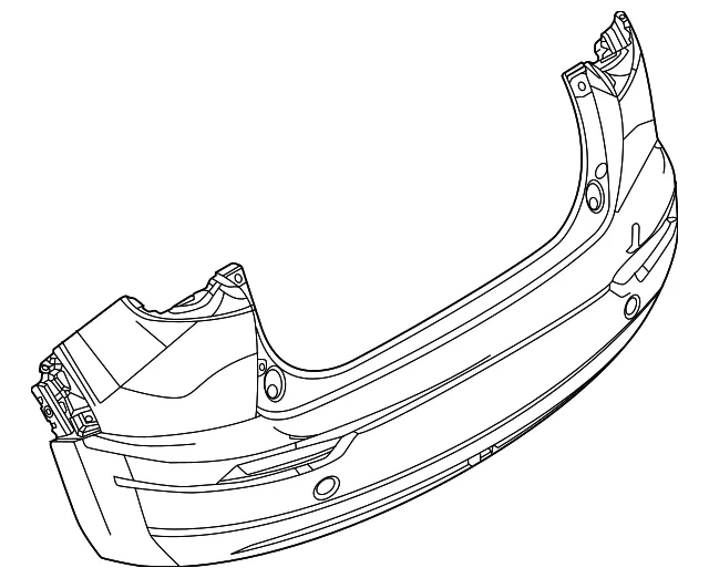 Bumper Cover - Mazda (DN4E-50-221F-BB)