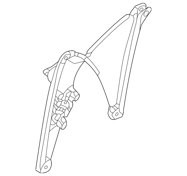 Window Regulator - Mazda (DN4E-59-590C)