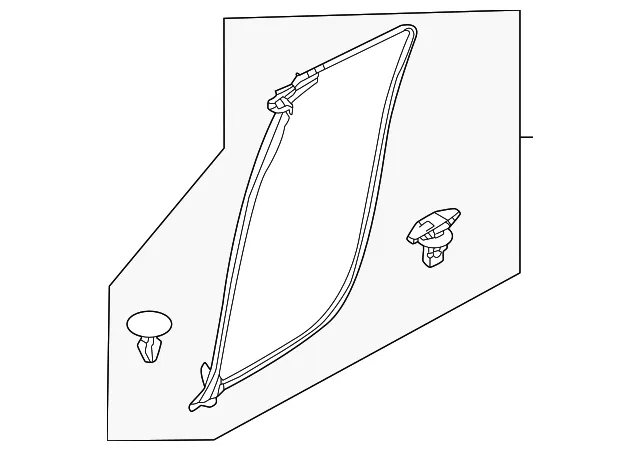 Door Weather-Strip - Mazda (DN4E-72-760B)