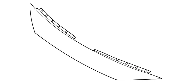 Grille Molding - Mazda (DN4F-50-7E0F-PR)
