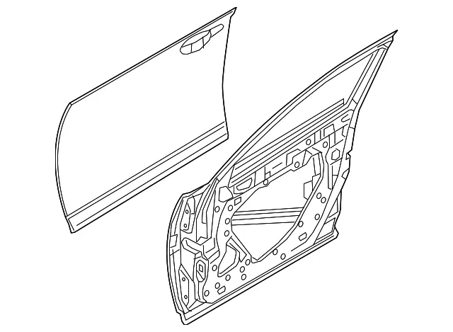 Door Shell - Mazda (DNY2-58-02X)