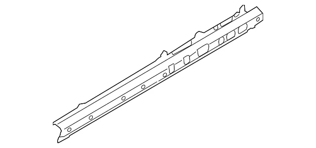 Rocker Reinforced Reinforcement - Passenger Side (RH) - Mazda (DR61-70-413)