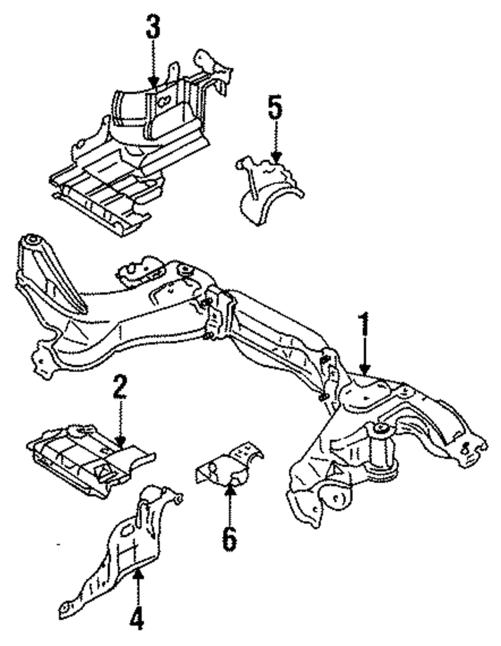 Shield R Splash Fro - MAZDA (EA0156310A)