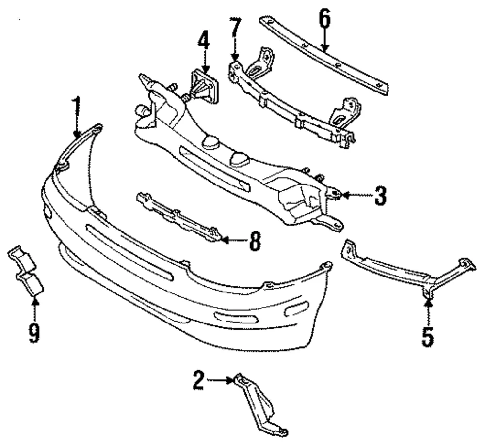 Bumper Frt - MAZDA (EA0350031BBB)