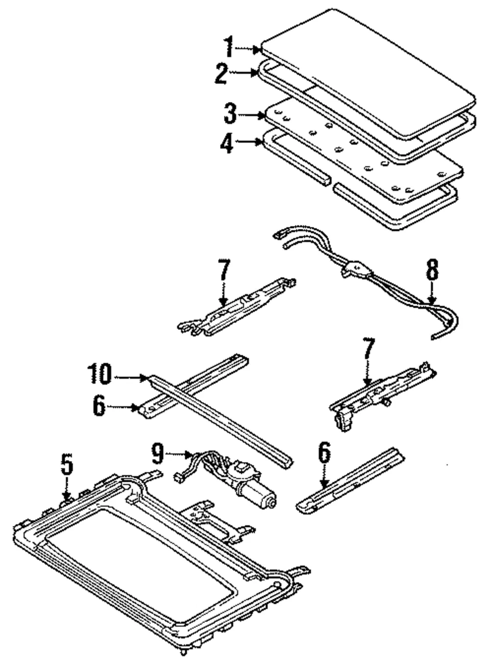Weatherstrip - MAZDA (EA0569825)
